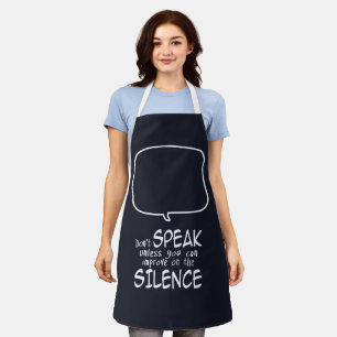 Don't Speak Apron