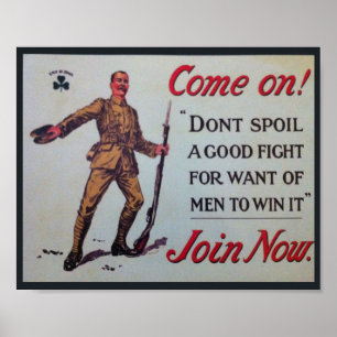 Don't Spoil A Good Fight WW1 Poster
