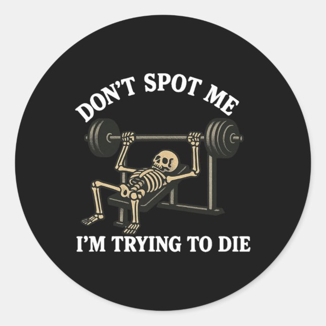 Don't Spot Me3  Classic Round Sticker (Front)