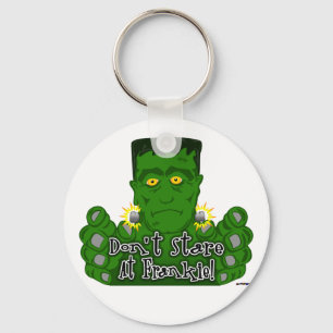 Don't Stare At Frankie! Keychain