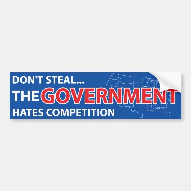 Don't Steal Bumper Sticker (Front)