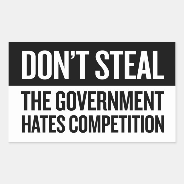 Don't Steal - Small Sticker (Front)