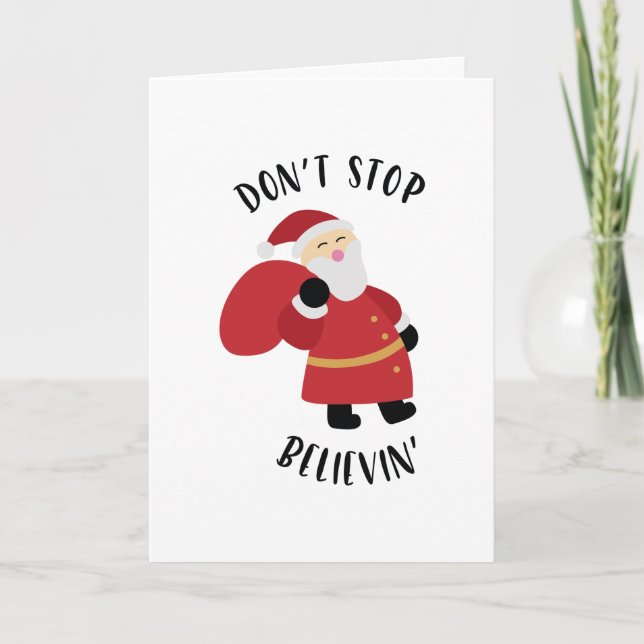 Don't Stop Believin Card (Front)