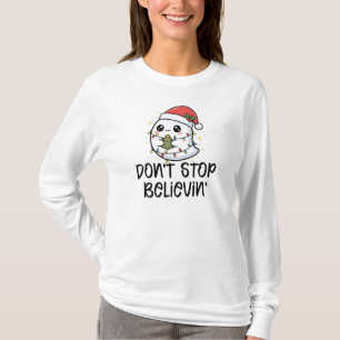 Don't Stop Believin', Christmas Ghost T-Shirt