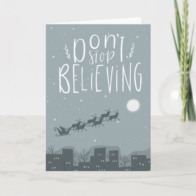 Don't Stop Believing Card (Front)