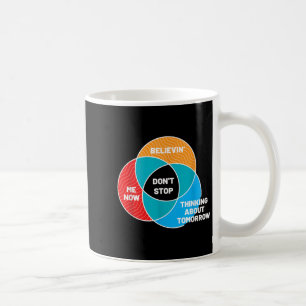 Don't Stop Venn Diagram Clic Rock  Coffee Mug