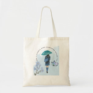 Don't Stumble Over Something Behind You Tote Bag