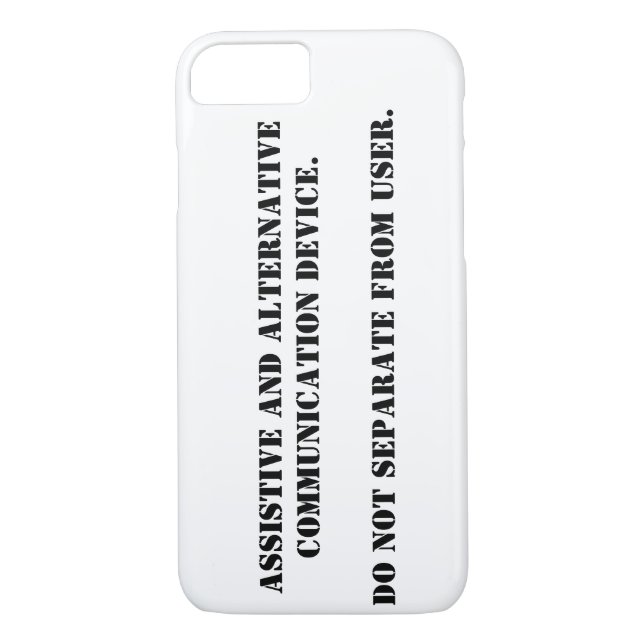 Don't Take Away AAC plain Case-Mate iPhone Case (Back)