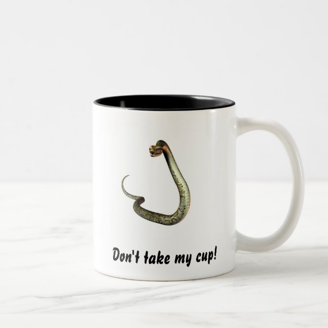 Don't take my cup! Two-Tone coffee mug (Right)