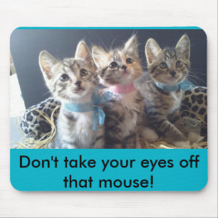 Don't take your eyes off the mouse mouse pad