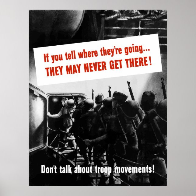 Don't Talk About Troop Movements! Poster (Front)