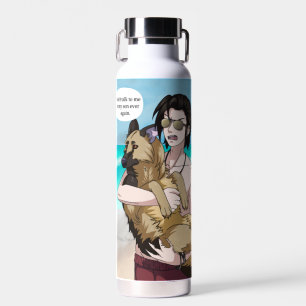 Don't Talk to Me or My Son Water Bottle