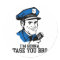 Don't Tase Me Bro Sticker
