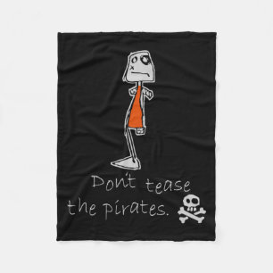 Dont Tease The Rates  Fleece Blanket