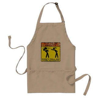 Don't tell me how to cook! standard apron