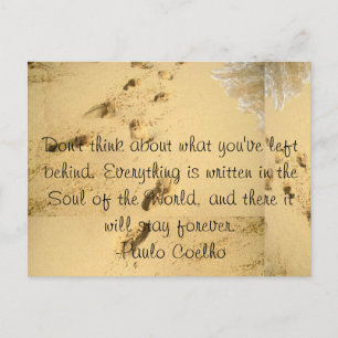 Don't Think about What You've Left Behind Postcard