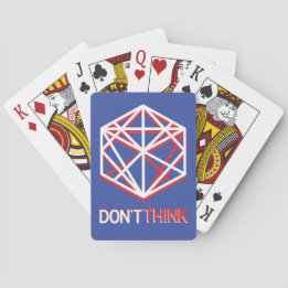 Don't Think Playing Cards