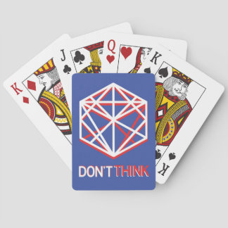 Don't Think Playing Cards