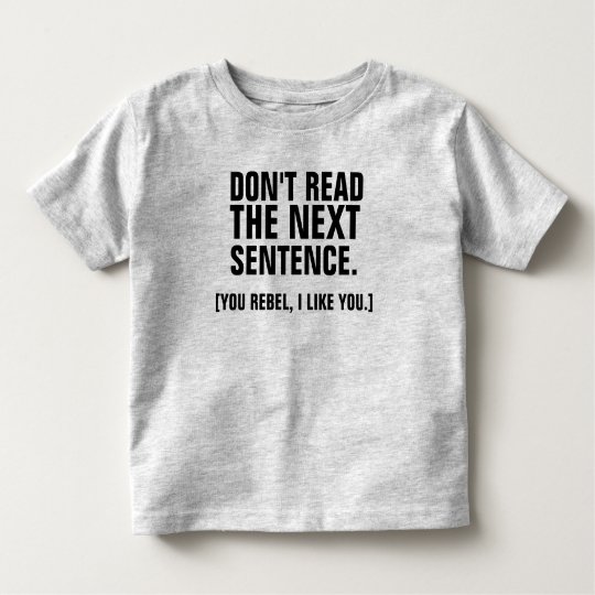 Don't-Toddler Fine Jersey T-Shirt