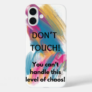 Don't Touch iPhone 16 Plus Case