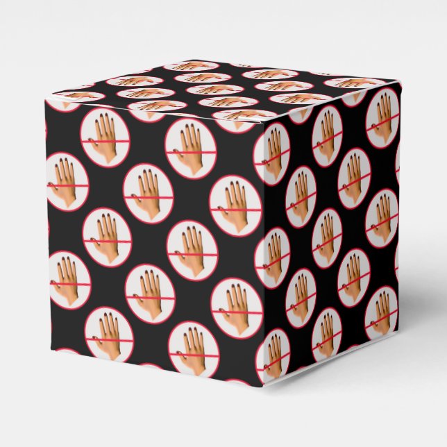 Don't Touch! Favor Box (Front Side)