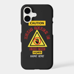 Don't touch it iPhone / iPad case