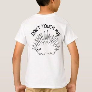"Don't Touch Me" Cute Spiky Critter Customizable T-Shirt