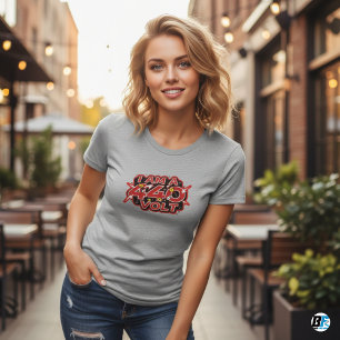 "Don't Touch Me – I Am A 440 Volt" Horror Humour T-Shirt