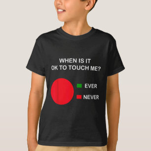 Don't Touch Me - Never Touch Me Circle Graph Intro T-Shirt