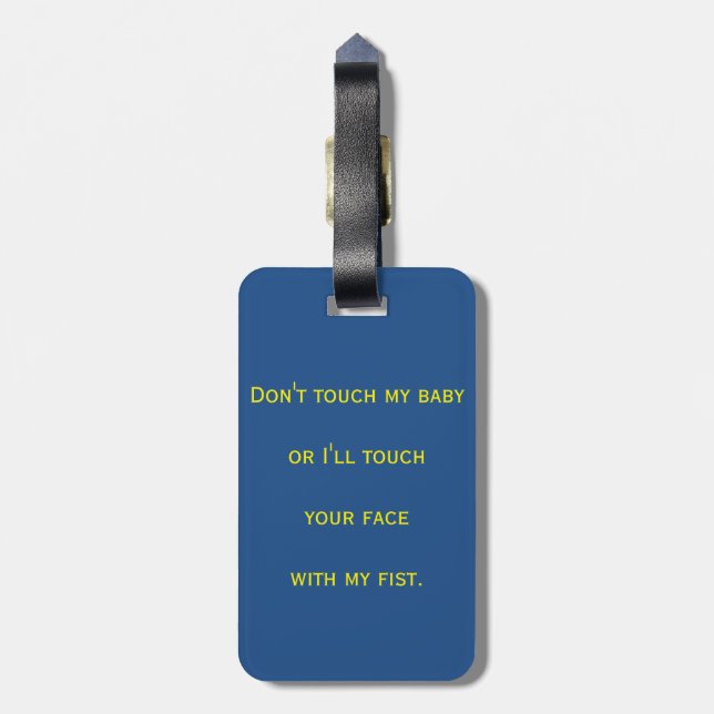 Don't touch my baby tag (Back Vertical)