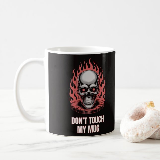 Don't touch my  coffee mug (With Donut)