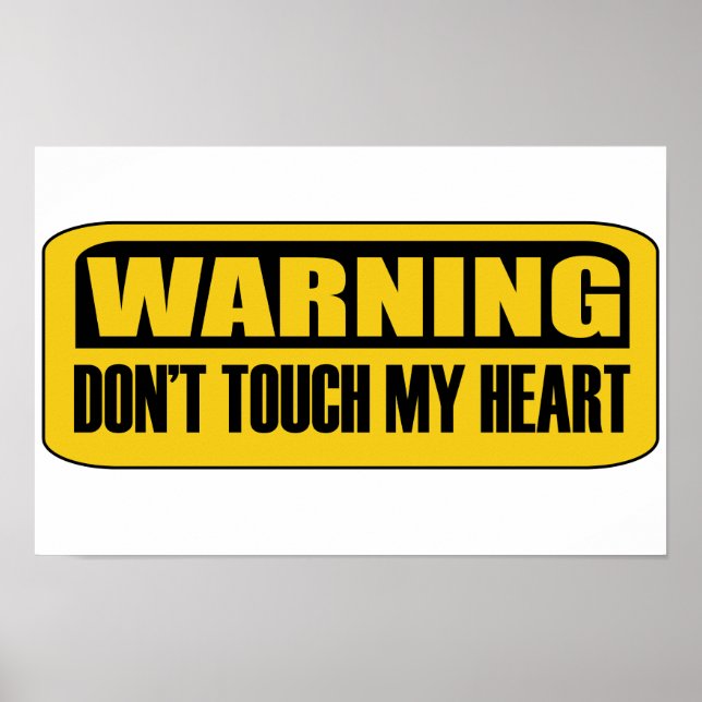 don't touch my heart poster (Front)