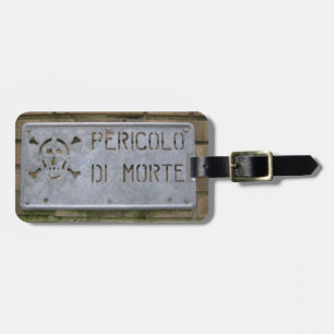 Don't Touch My luggage tag