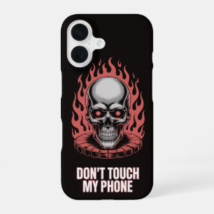 Don't touch my phone iPhone 16 case