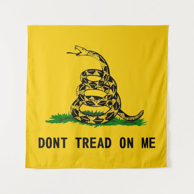 dont tread flag usa symbol snake america history p tapestry (Front)