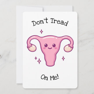 Don't Tread Flat Greeting Card