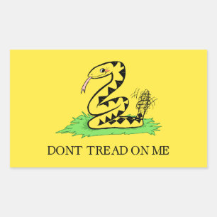 Dont Tread on Her!! (Gadsden Dont Tread on Me)  Sticker