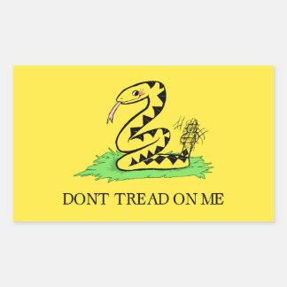 Dont Tread on Her!! (Gadsden Dont Tread on Me)  Sticker