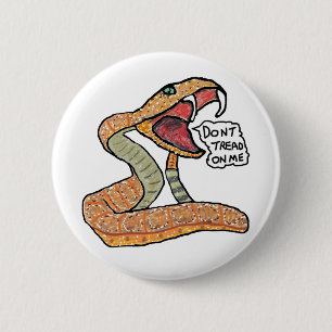Dont Tread On Me 2 Inch Round Button