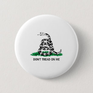 Dont Tread On Me  2 Inch Round Button