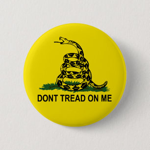Dont Tread On Me 2 Inch Round Button