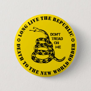Don't Tread On Me 2 Inch Round Button