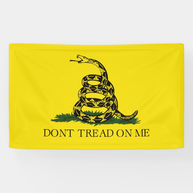 Don't Tread on Me Banner (Horizontal)