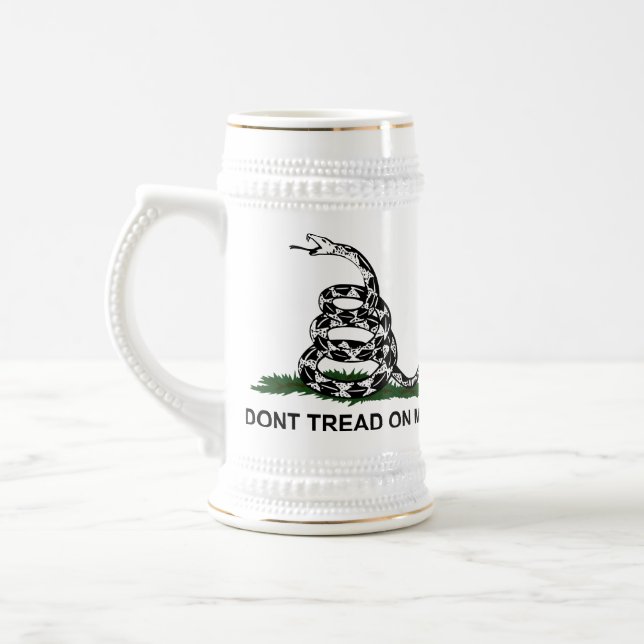 Don't Tread On Me Beer Stein (Left)