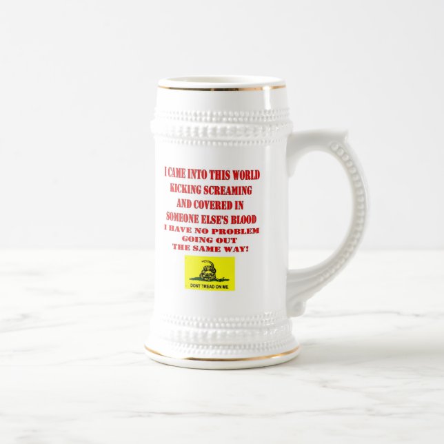 DON'T TREAD ON ME BEER STEIN (Right)