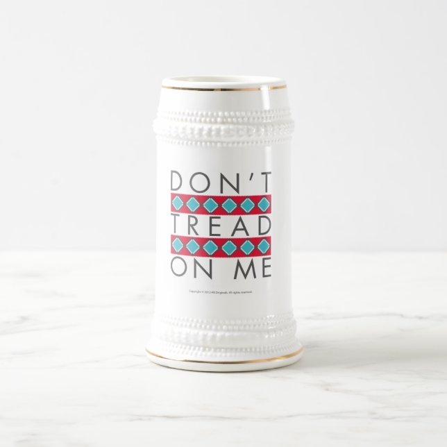 Don't Tread on Me Beer Stein (Center)