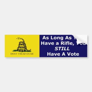 Dont Tread On Me Bumper Sticker