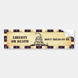 Don't Tread on me Bumper Sticker