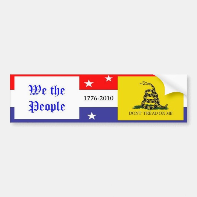 Don't Tread On Me Bumper Sticker (Front)