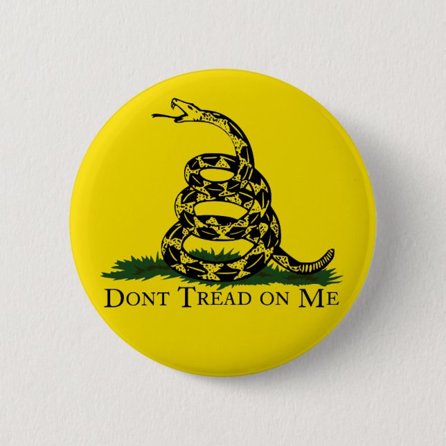 DONT TREAD ON ME button (Front)